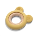 Massaggiagengive in Faggio e Silicone “ORSACCHIOTTO” Yellow